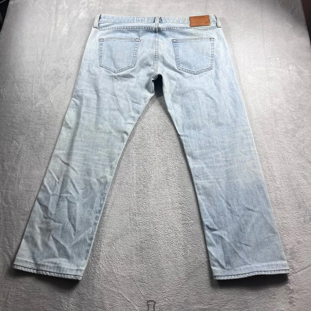 AG Adriano Goldschmied The Matchbox Slim Straight Light Wash Jeans Mens 36